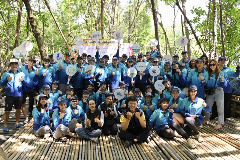 กิจกรรม ปลูกบ้านให้ปลา สร้างคอนโดให้ปูและปล่อยปูแสมคืนกลับธรรมชาติ ณ ชุมชนบ้านบน อ.บางปะกง จังหวัดฉะเชิงเทรา