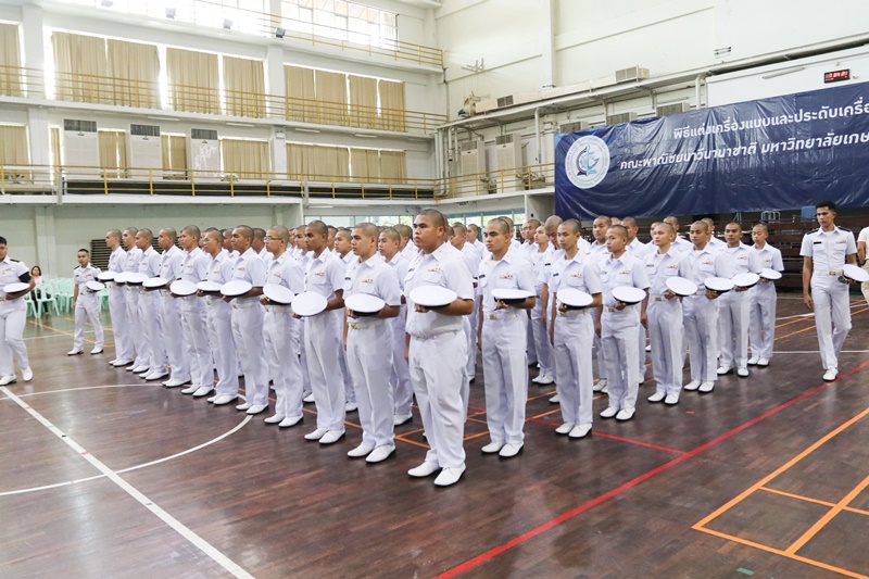 The 2025 Academic Year Uniform and Insignia Ceremony for the Faculty of International Maritime Studies, Kasetsart University, Sriracha Campus