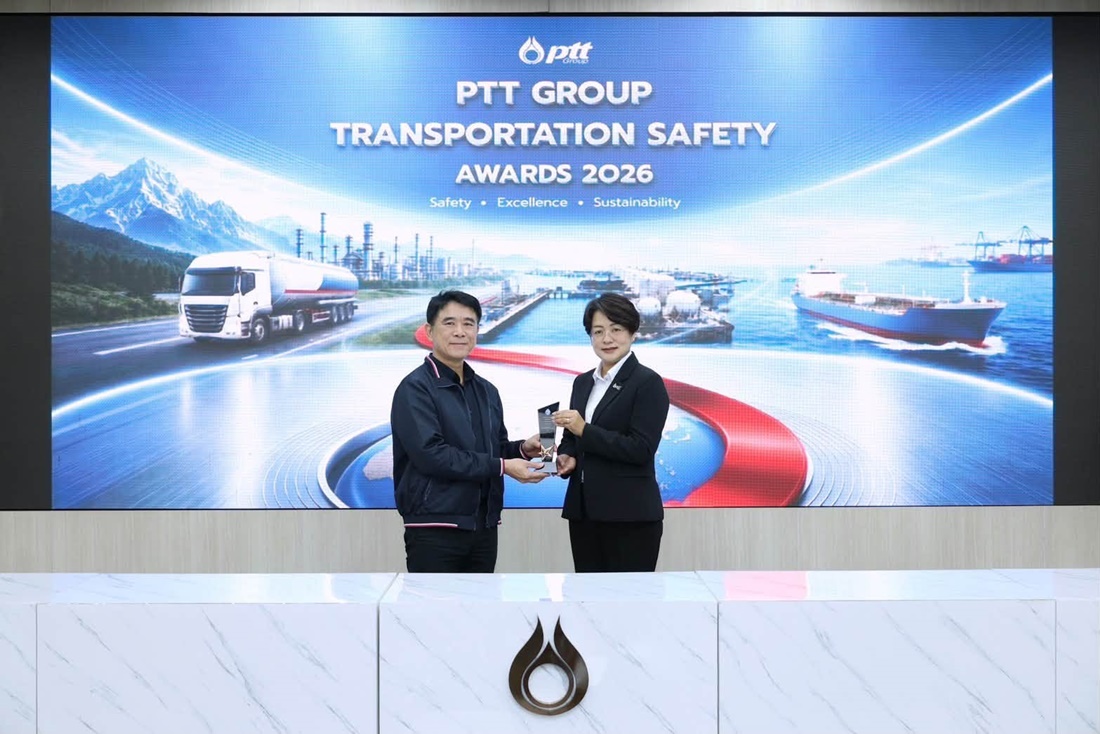 การได้รับ PTT Group Marine Excellence Award ในงาน PTT Group Transportation Safety Awards 2026